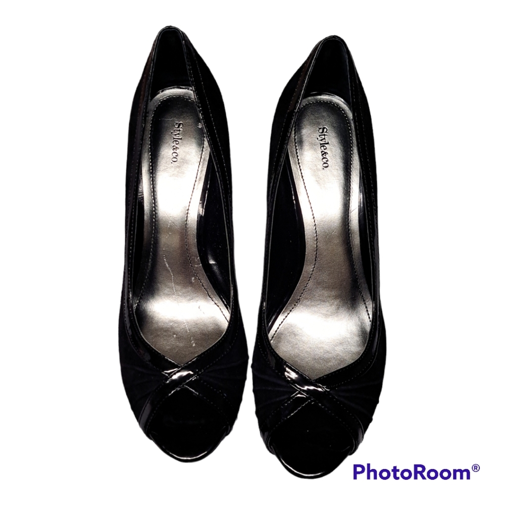 Style & Co Velvet Heels